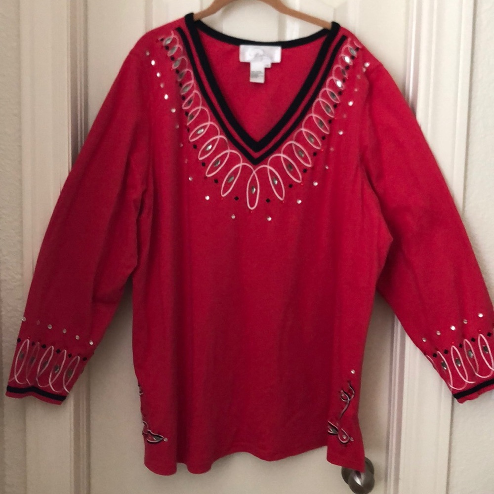 Diane’s Essentials Woman’s Pink Blouse Size 3X